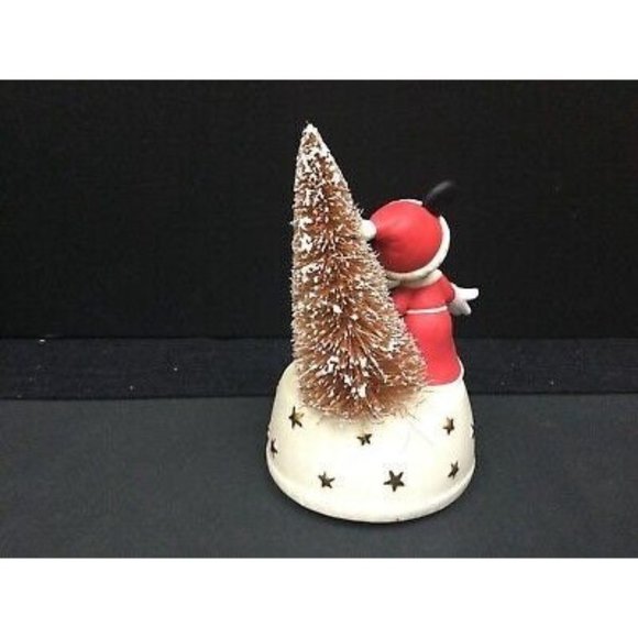 Mickey Mouse Disney Snowbabies Department 56 Carols Music Box TESTED WORKS - Picture 2 of 3